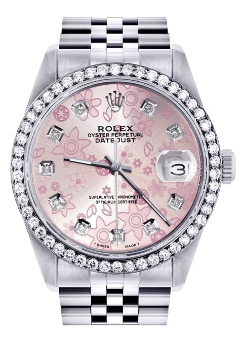 rolex datejust diamond pink jubilee|rolex oyster perpetual datejust 36.